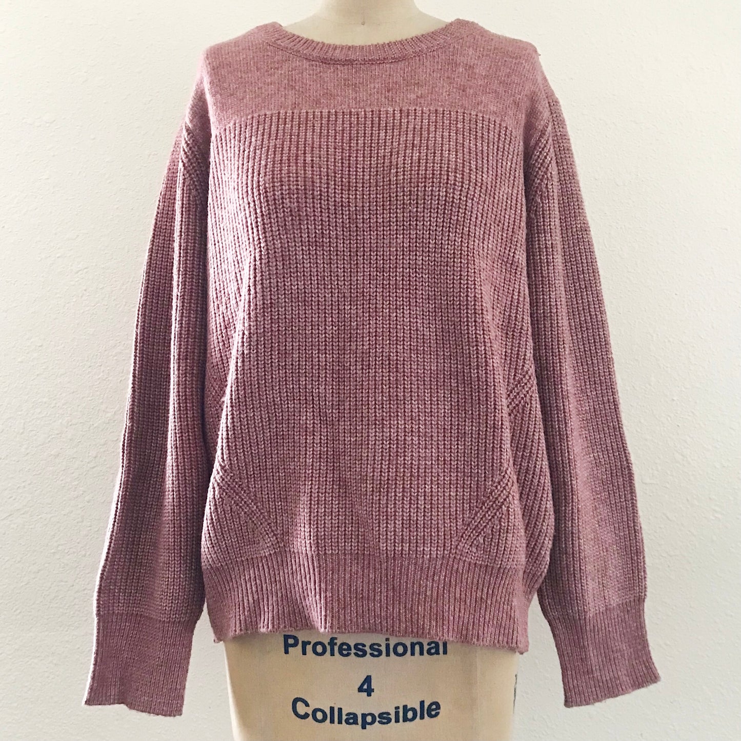 Modern Citizen Pink Knit Long Sleeve Cozy Soft Pullover Sweater