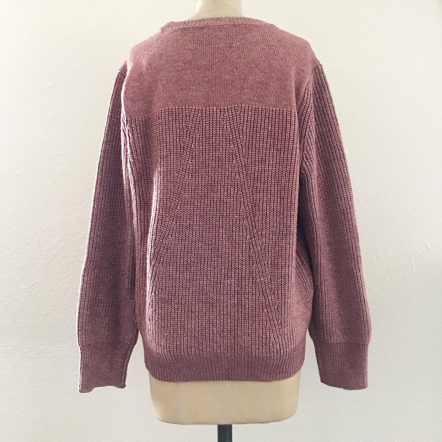 Modern Citizen Pink Knit Long Sleeve Cozy Soft Pullover Sweater