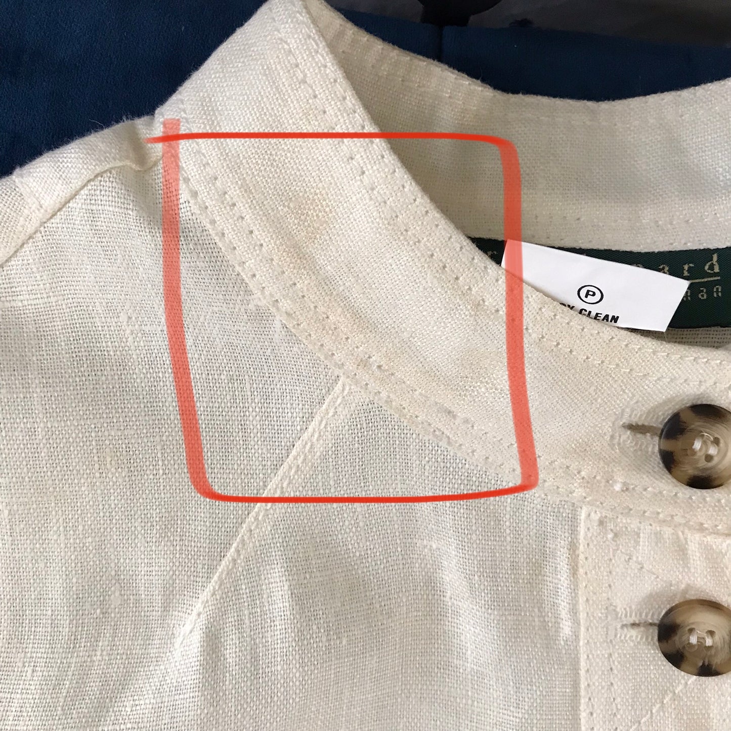 Vintage 1990s Off White Linen Long Sleeve Neutral Safari Jacket Top