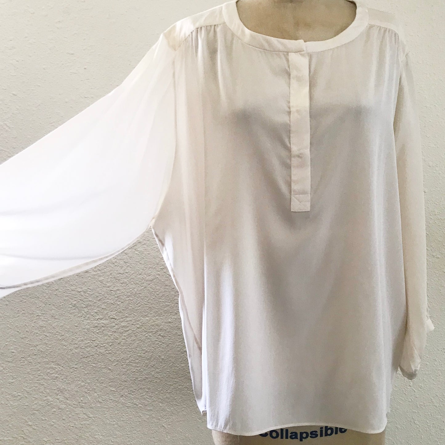 Rag & Bone Ivory Silk Classic Blouse