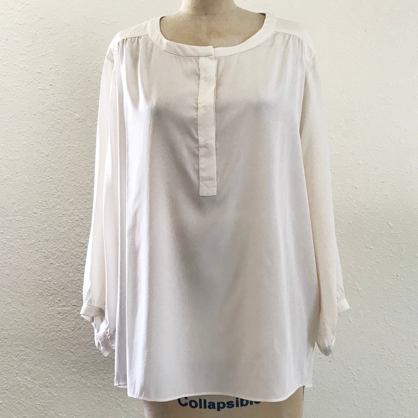 Rag & Bone Ivory Silk Classic Blouse