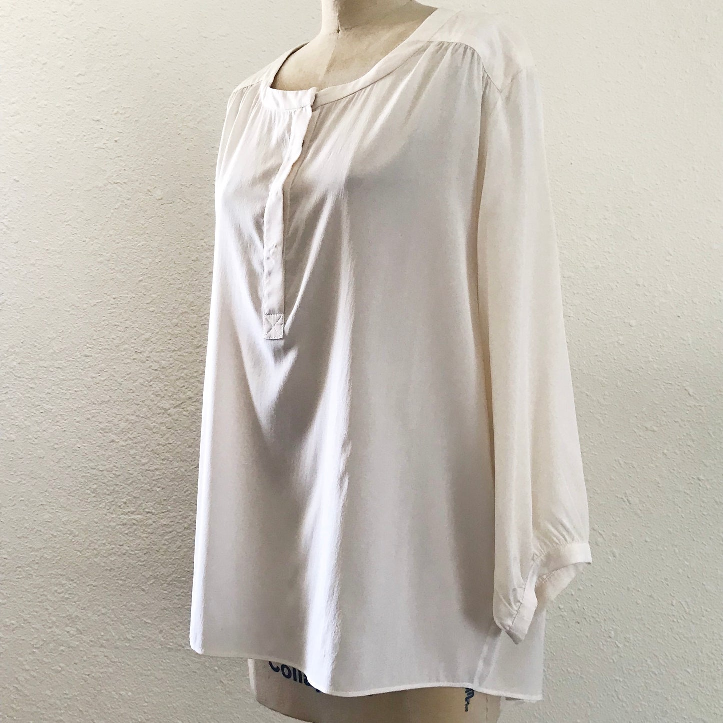 Rag & Bone Ivory Silk Classic Blouse