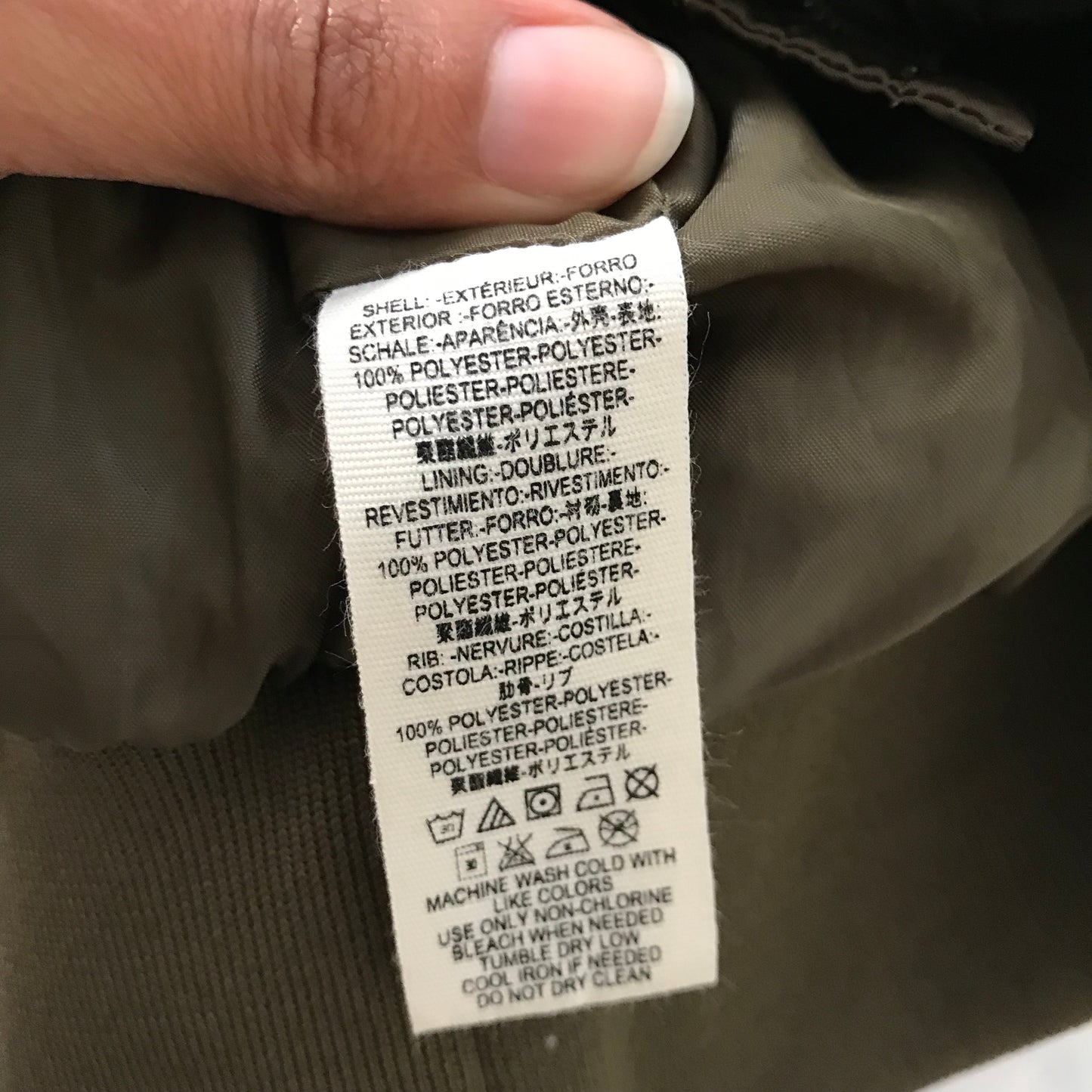 Free People Olive Green Military Bomber Jacket