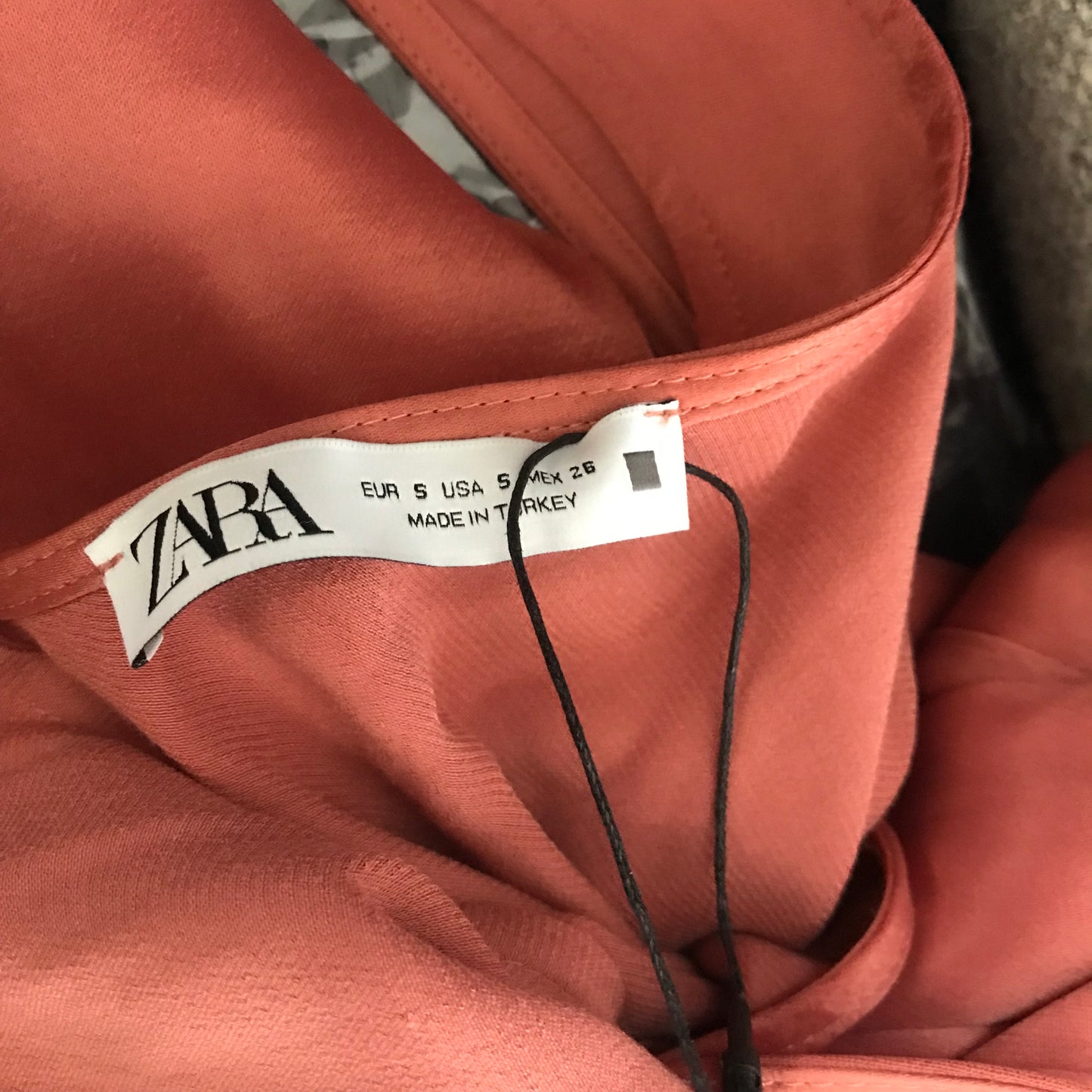 Zara Pink Satin Sleeveless Chic V Neck Midi Dress