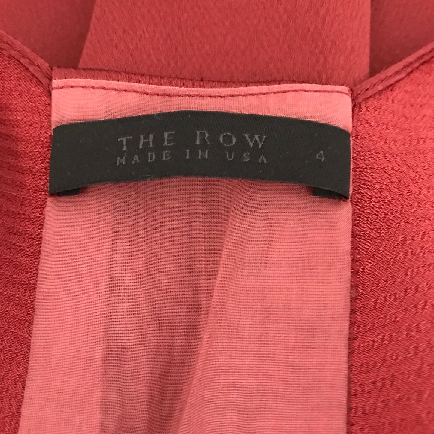 The Row Satin Asymmetric Blouse