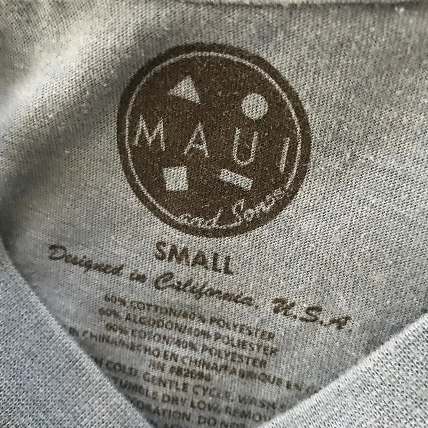 Maui & Sons Blue Surf Logo T Shirt