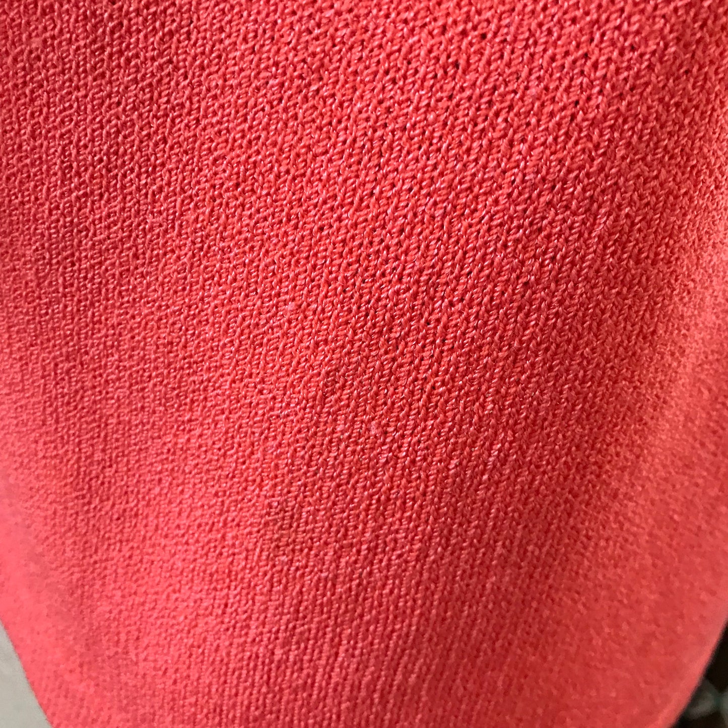 St. John Vintage 2000s Orange Knit Santana Skirt Suit