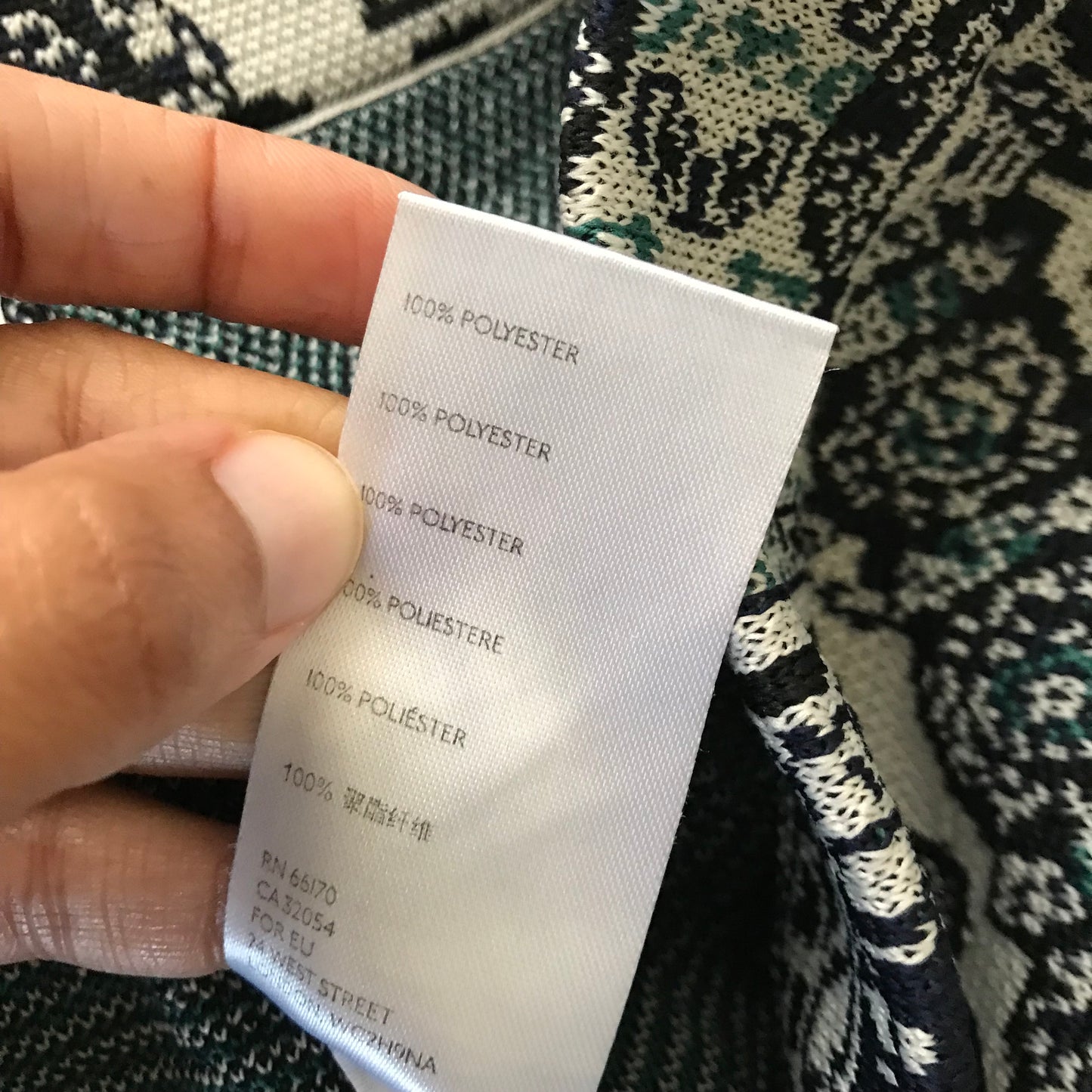 Free People Blue Knit Wide Leg Pants