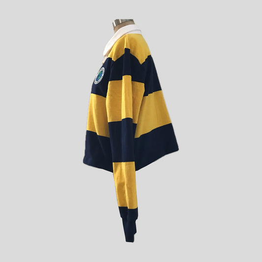 Rowing-Blazers-Striped-Yellow-Cotton-Rugby-Shirt-Top