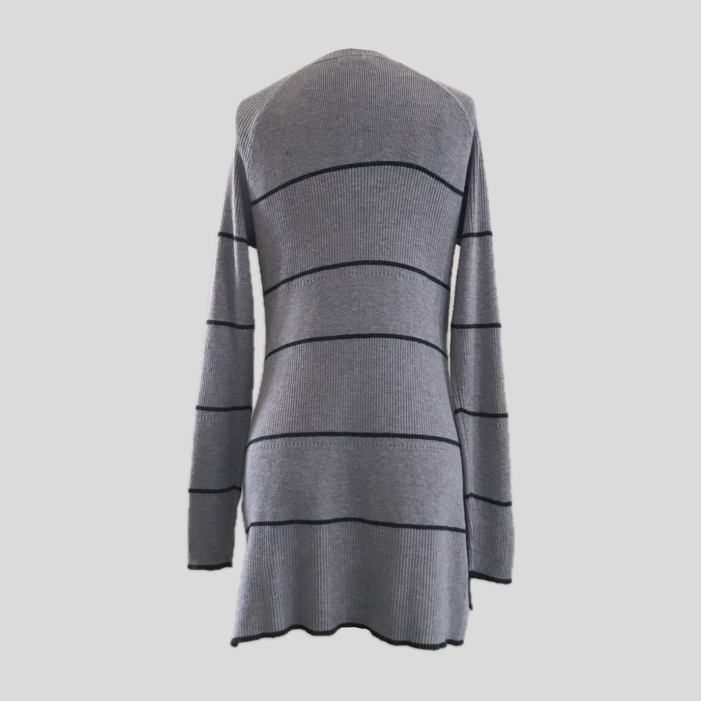 Smartwool Lilac Gray Striped Knit Sweater Top