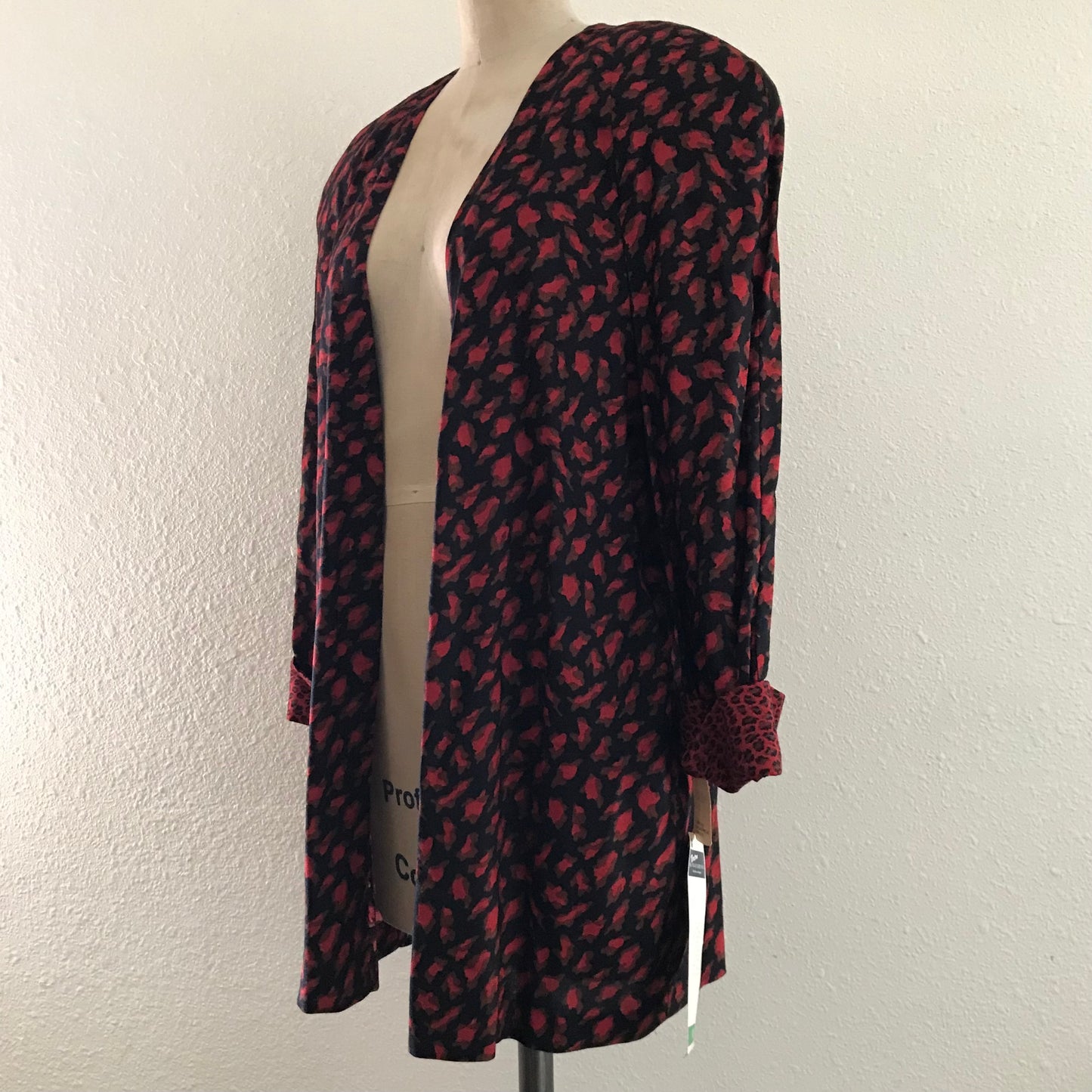 vintage-1980s-red-black-lightweight-blazer-jacket