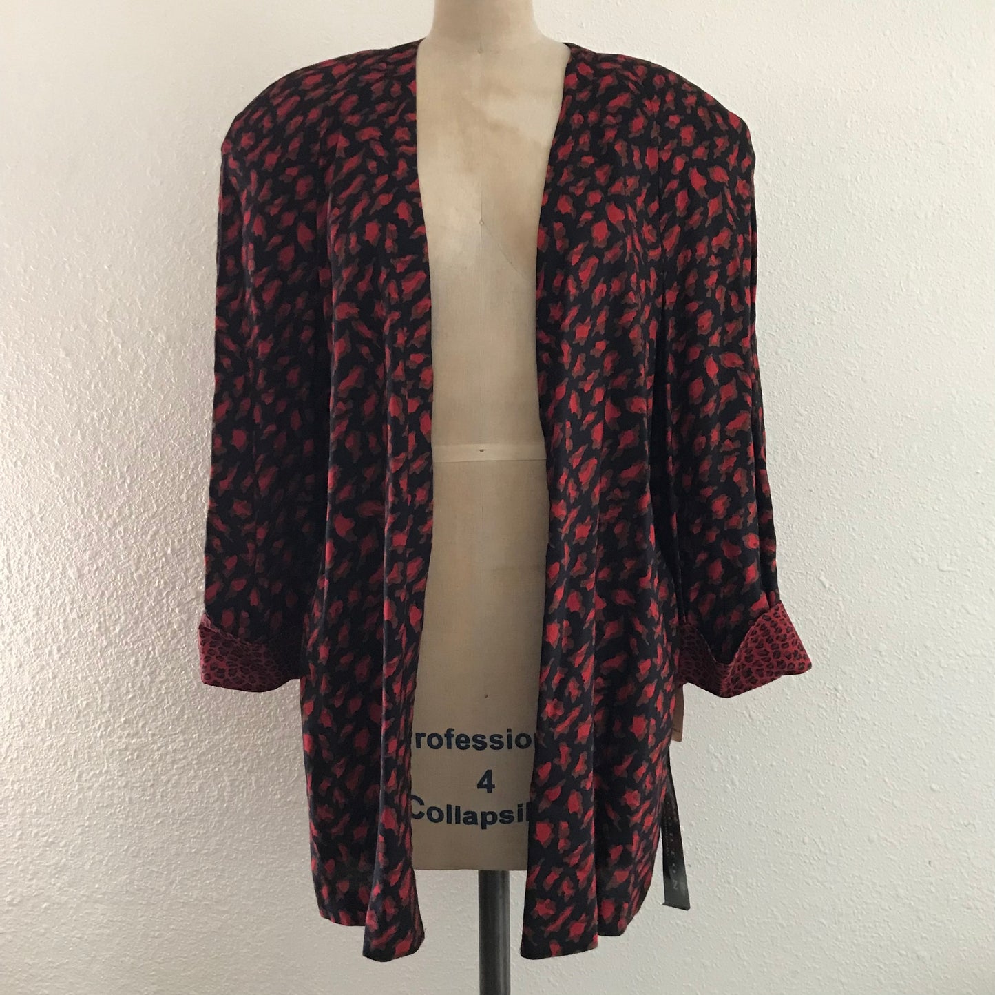 vintage-1980s-red-black-lightweight-blazer-jacket