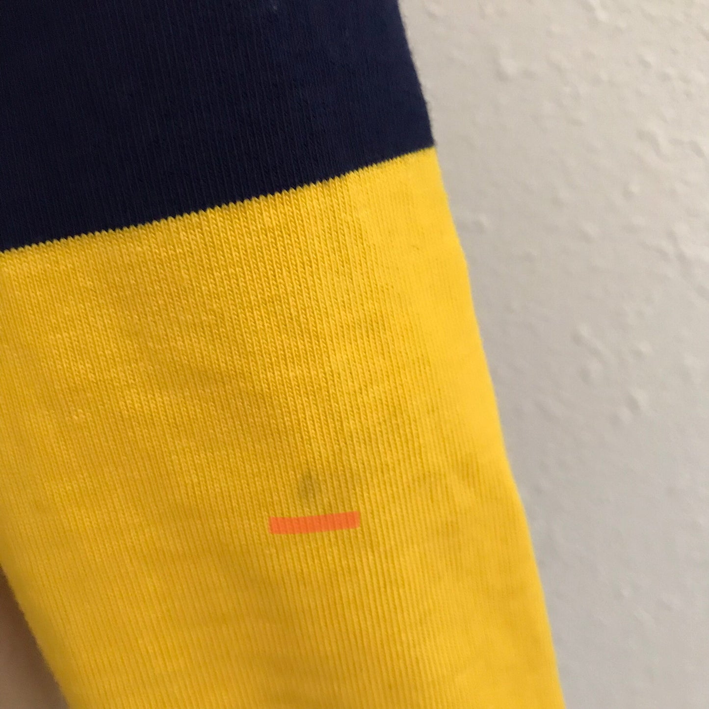Rowing Blazers Yellow Blue Striped Rugby Shirt