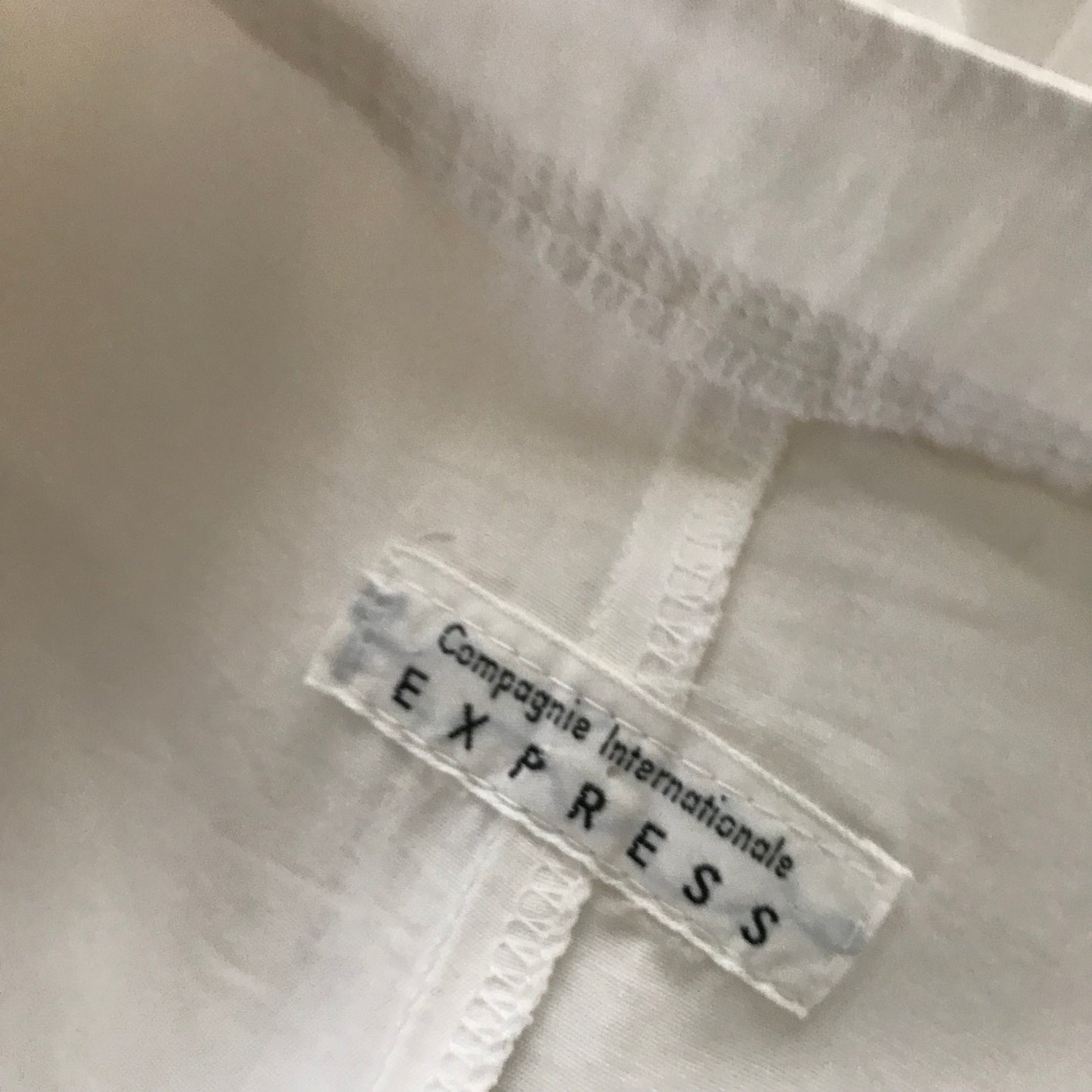 Vintage 1990s Express Long Sleeve White Ruffle Blouse