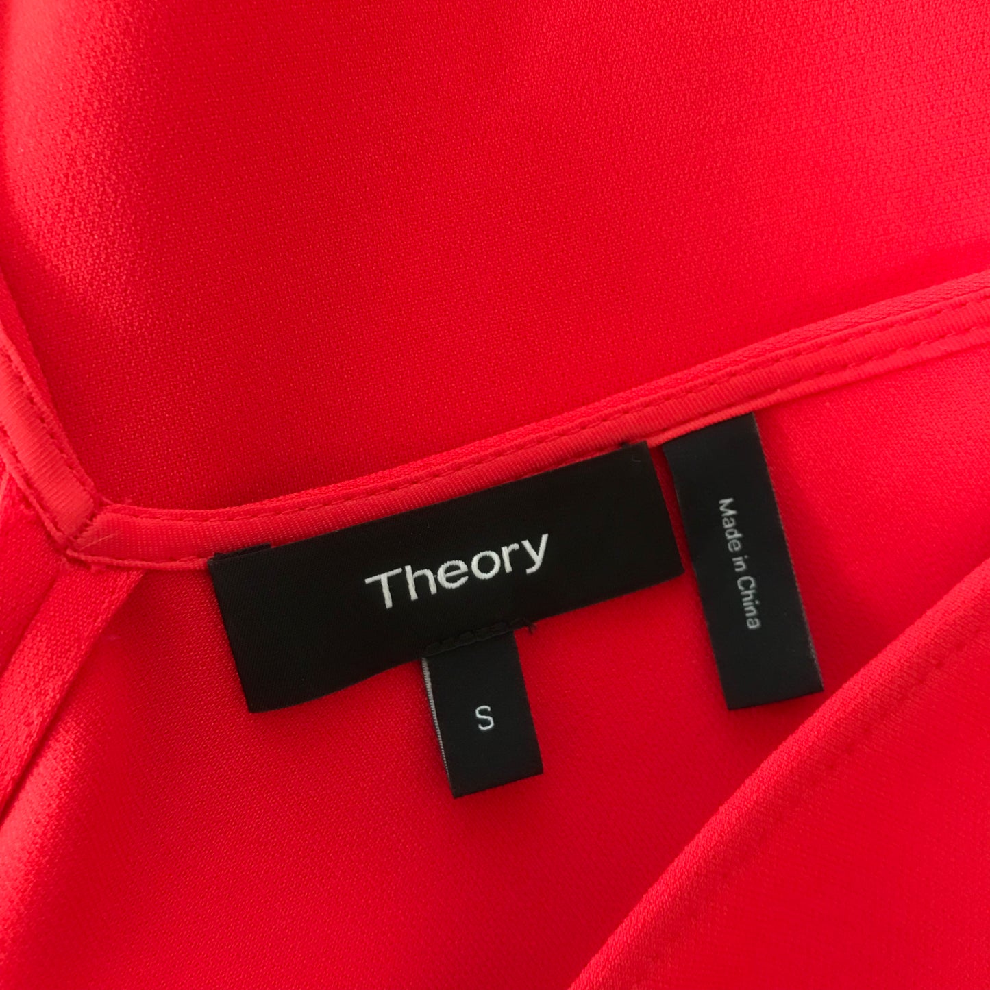 Theory Orange A Line Retro Mod 1960s Mini Dress
