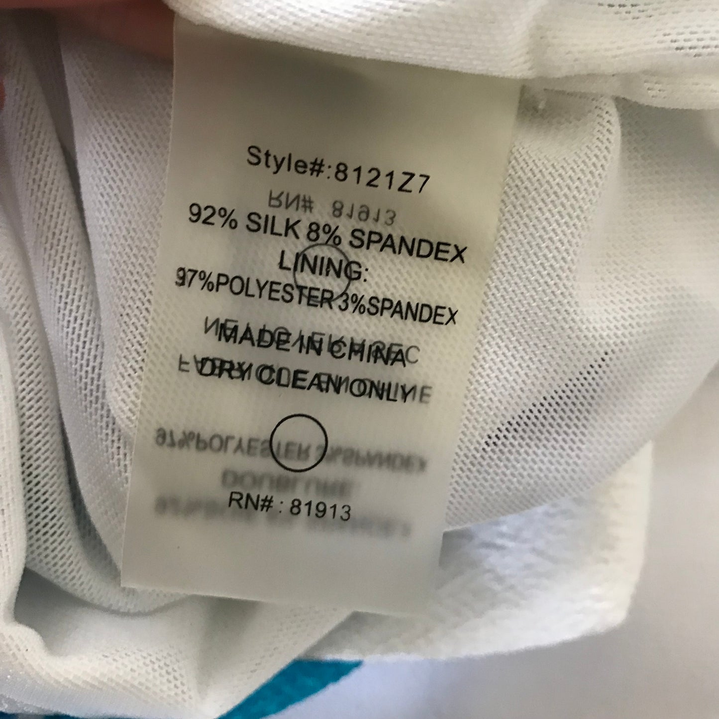 Tracy Reese Blue Silk Watercolor Sleeveless Bodycon Dress