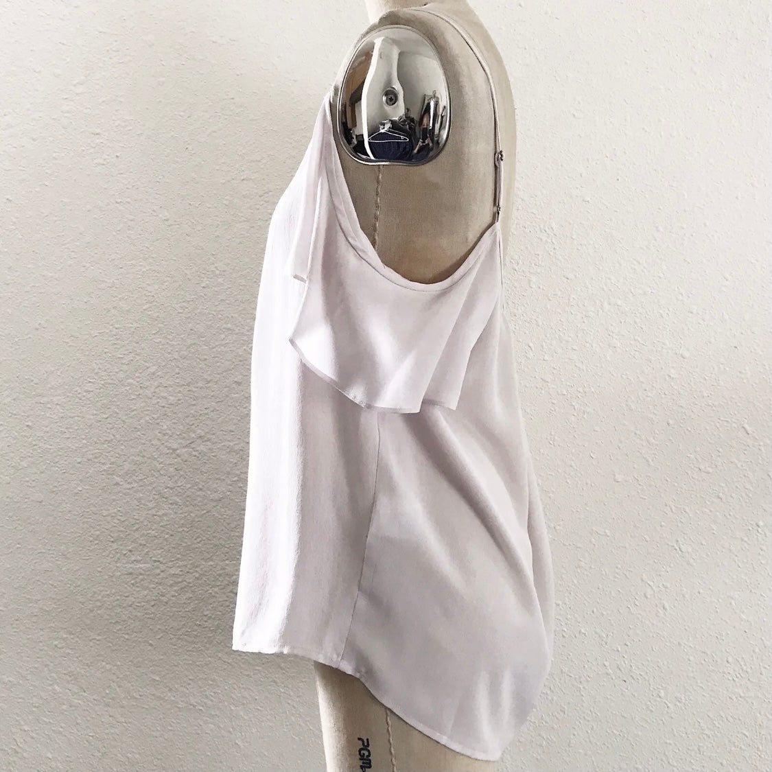 Joie Silk Lilac Off Shoulder Strappy Blouse Top
