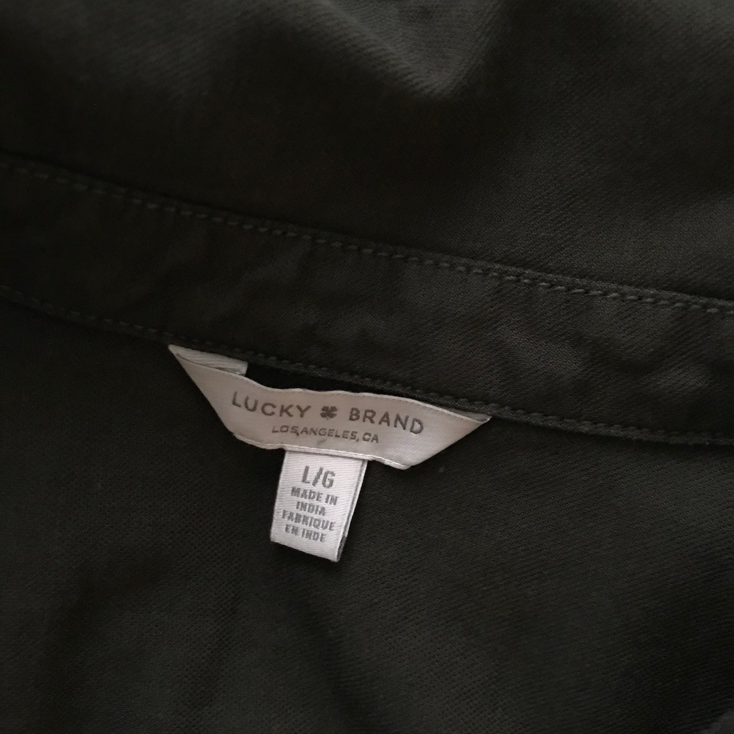 Lucky Brand Olive Green Jumpsuit Flight Suit