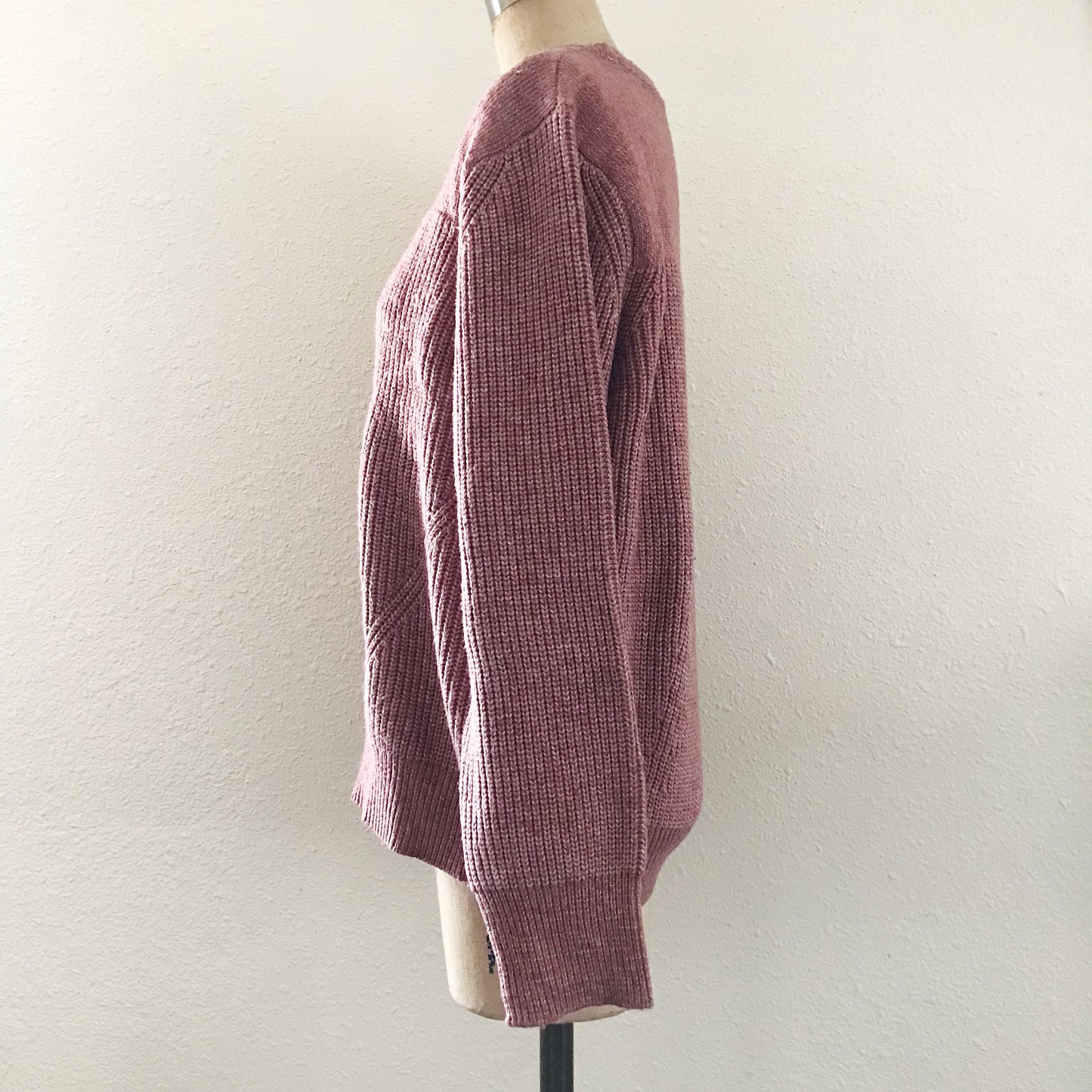Modern Citizen Pink Knit Long Sleeve Cozy Soft Pullover Sweater