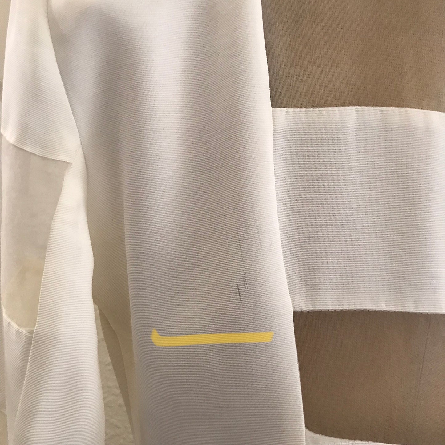 Vintage 1990s All That Jazz Off White Sheer Blazer