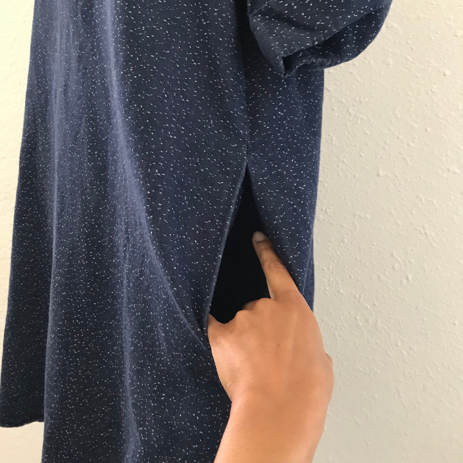 COS-Navy-Blue-Linen-Tunic-Top