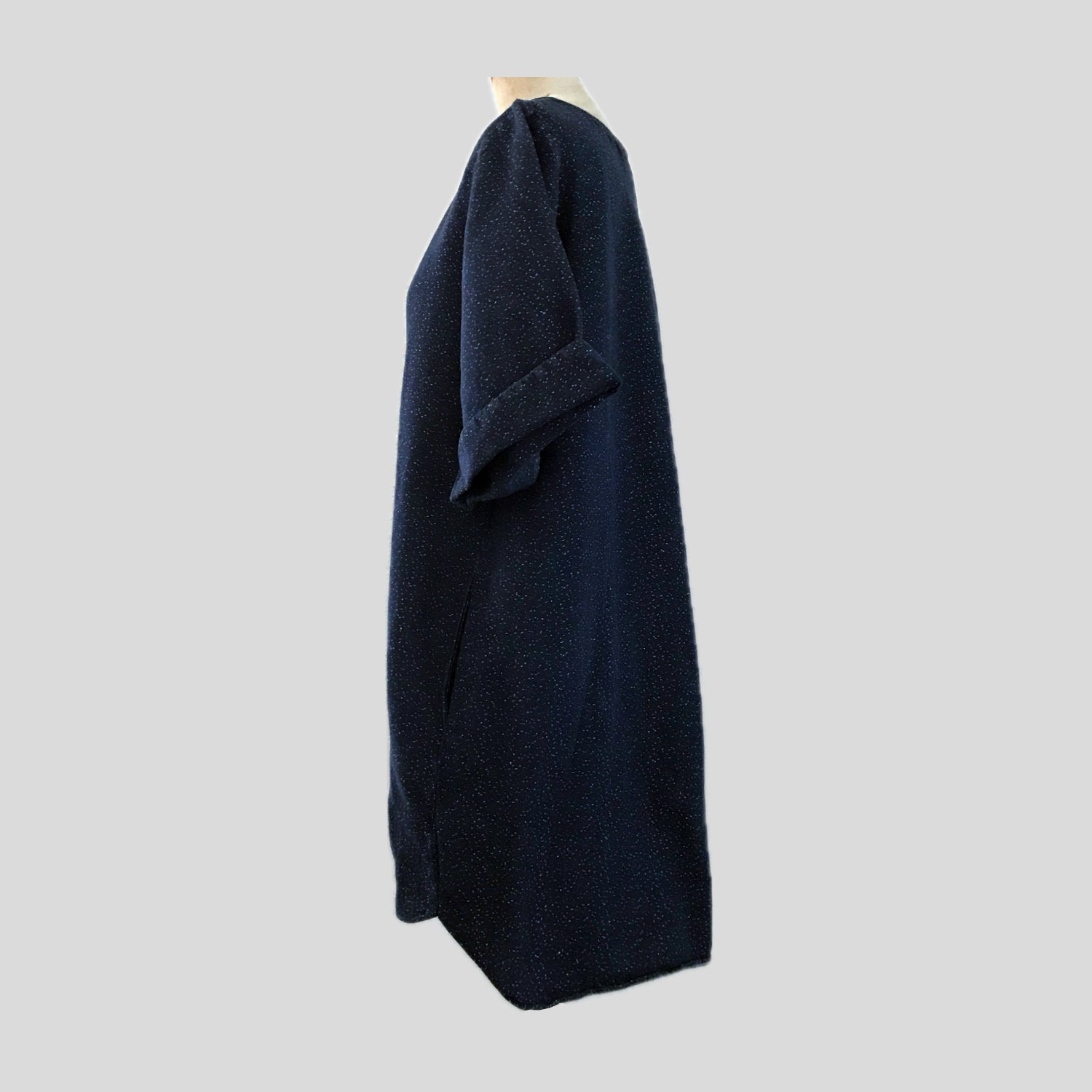 COS-Navy-Blue-Linen-Tunic-Top