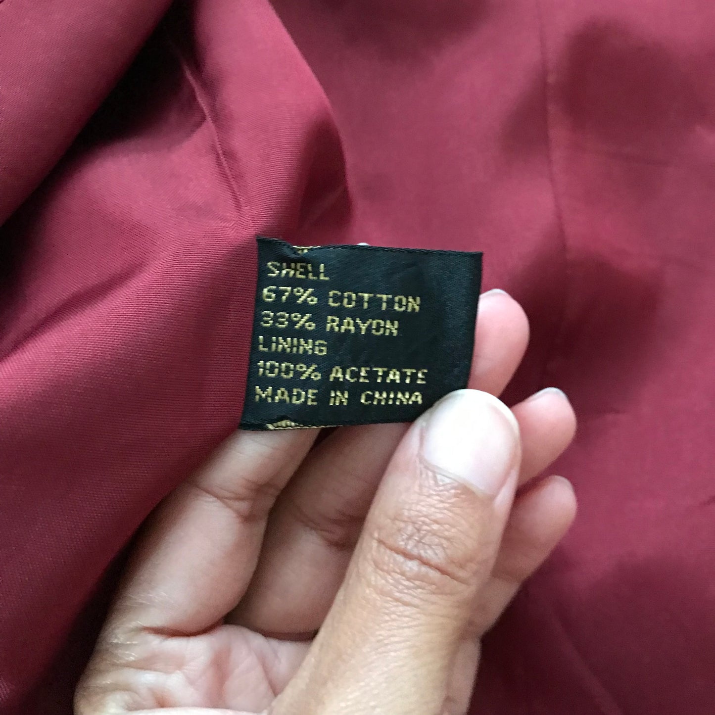 Vintage 1990s Burgundy Velvet Blazer