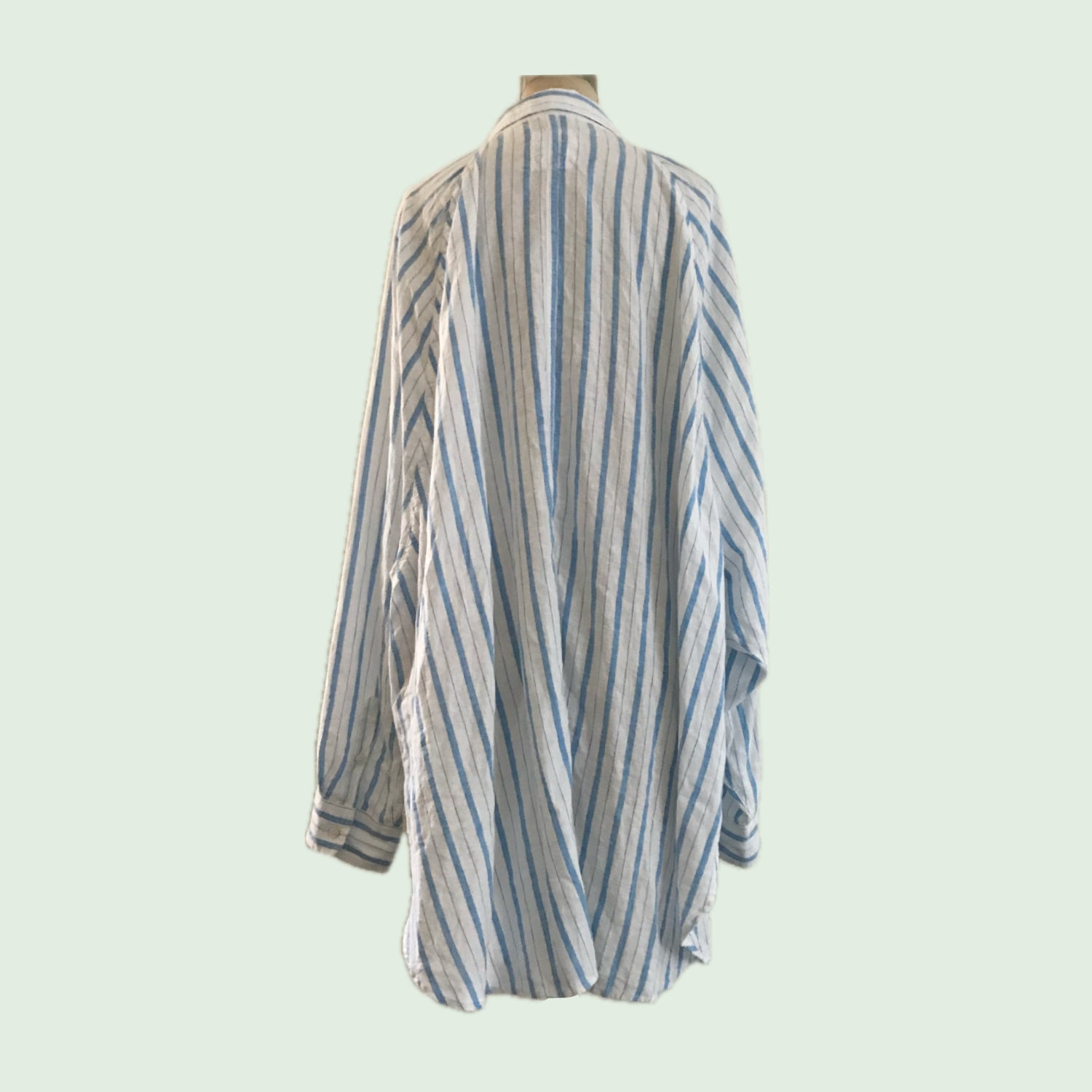 aerie-blue-white-striped-linen-oversized-top