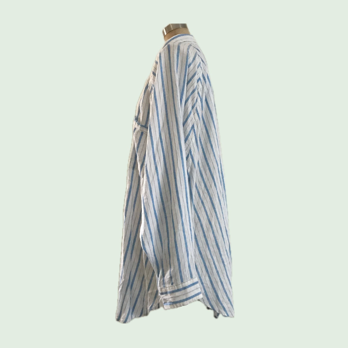aerie-blue-white-striped-linen-oversized-top