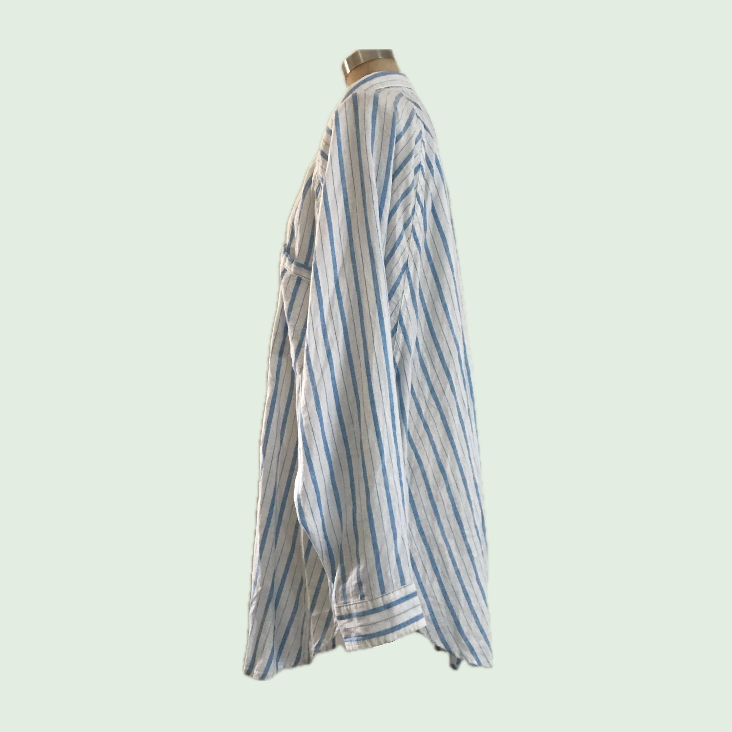 aerie-blue-white-striped-linen-oversized-top