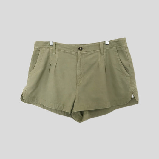 Aerie Green Cotton Mini Shorts