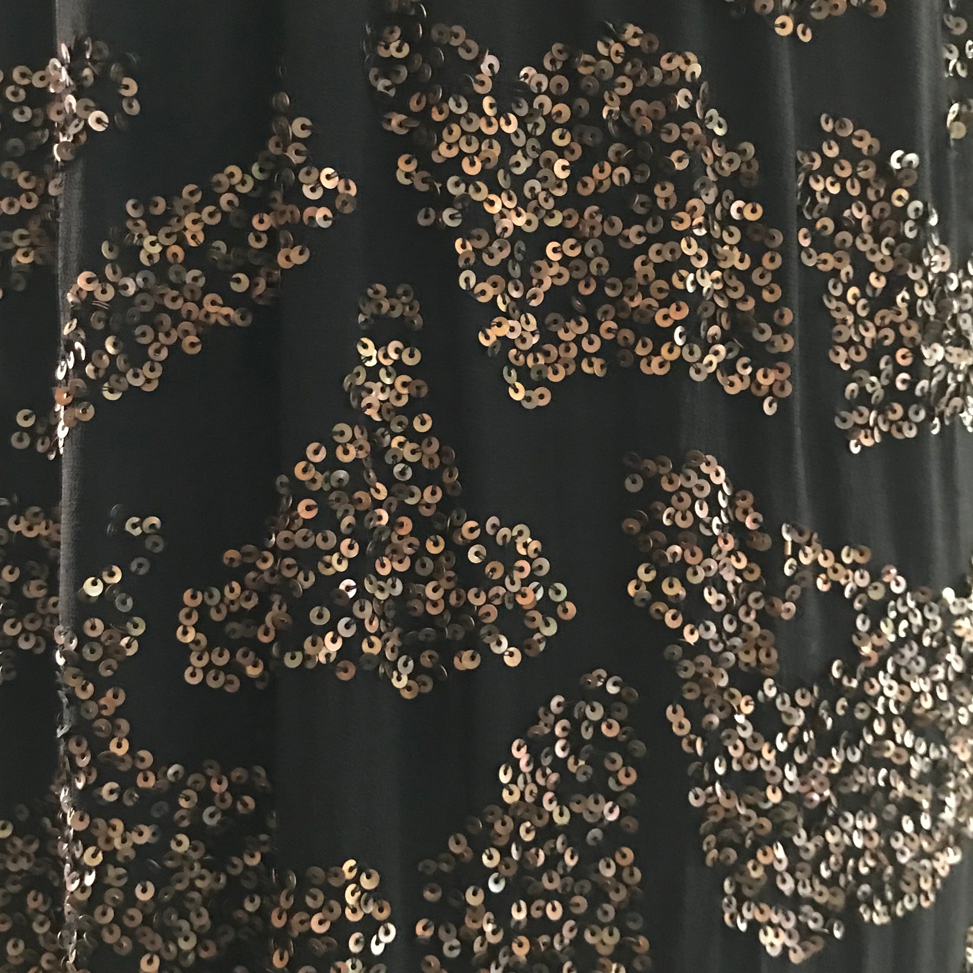 all-saints-black-gold-sequin-silk-mini-tank-dress