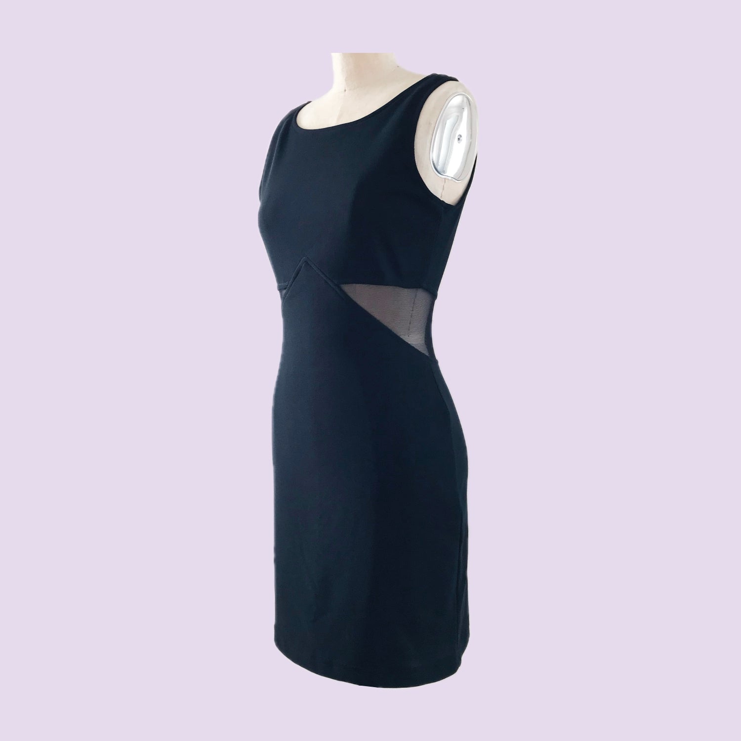 Vintage 1990s All That Jazz Black Mesh Cutout Mini Dress – Prelovely