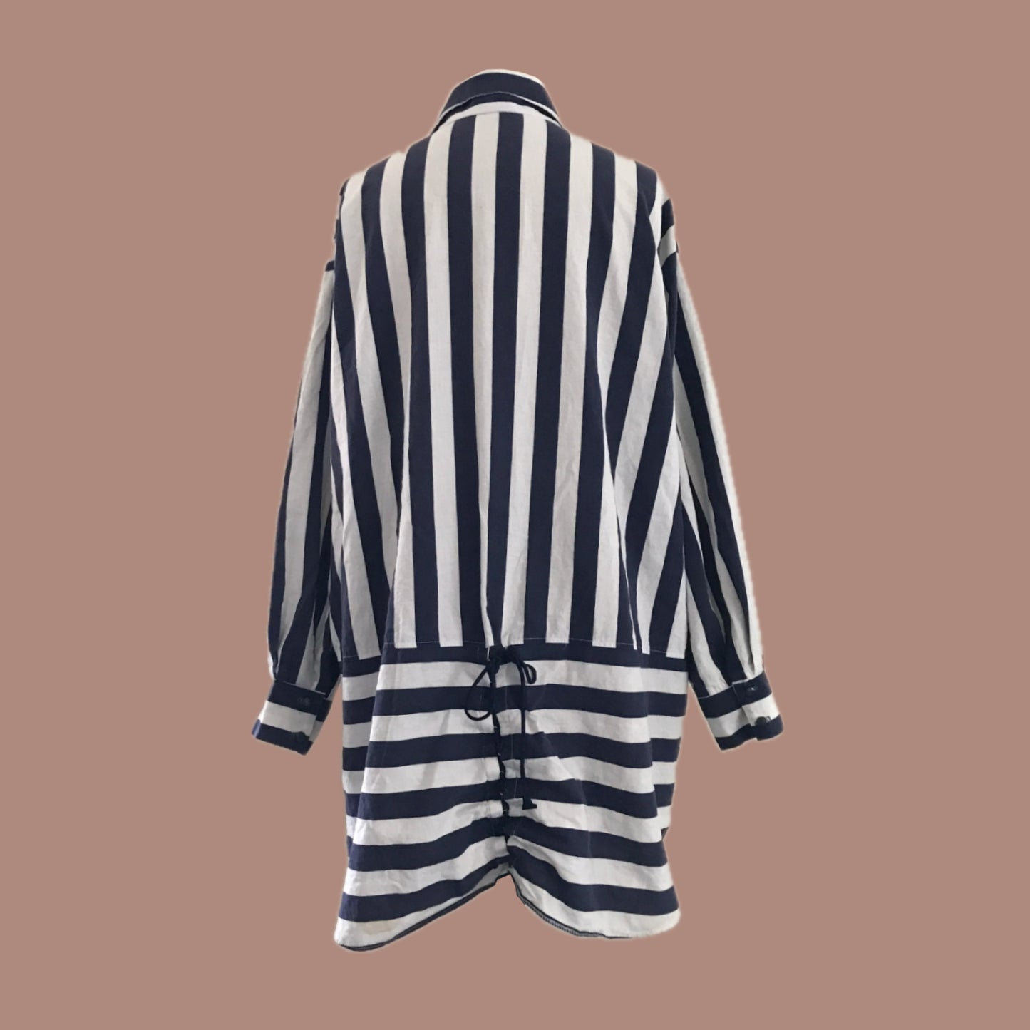 bill-blass-vintage-1990s-navy-white-striped-cotton-shirt