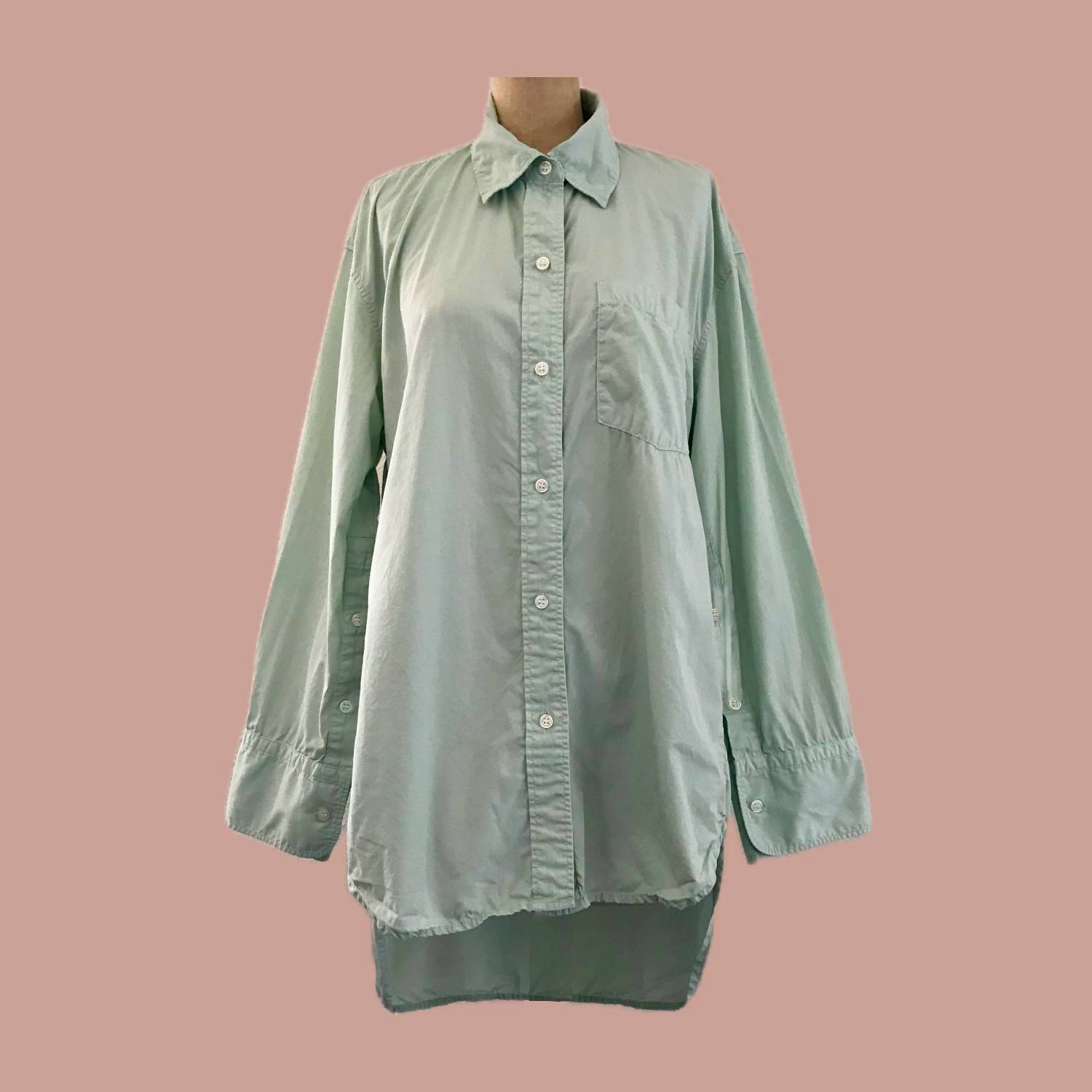 citizens-of-humanity-green-cotton-oversized-shirt