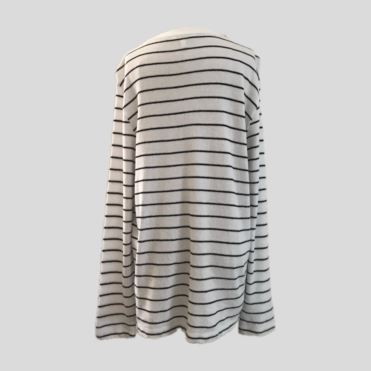 club-monaco-white-black-stripe-cotton-terry-top
