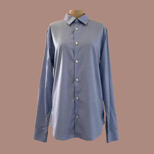 everlane-blue-cotton-poplin-boyfriend-shirt