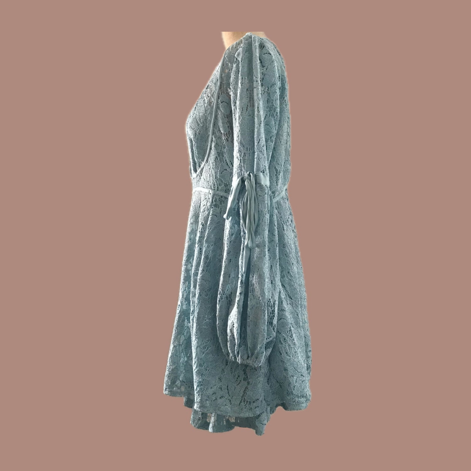 free-people-blue-lace-long-bubble-sleeve-mini-dress