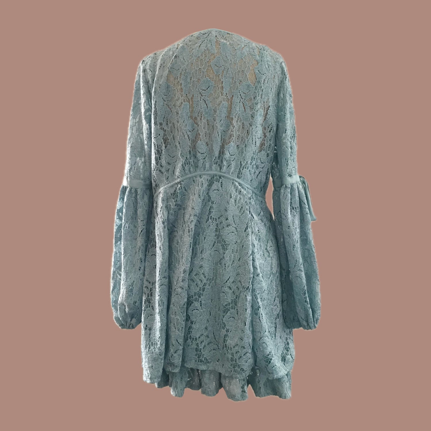 free-people-blue-lace-long-bubble-sleeve-mini-dress