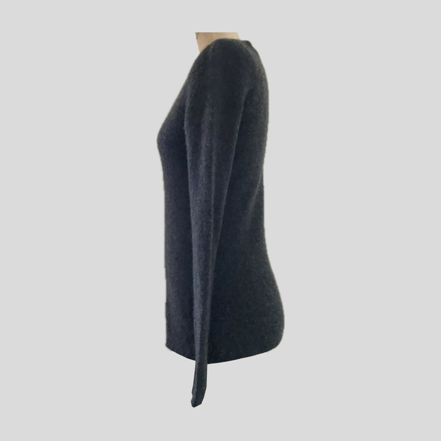isabel-marant-gray-cashmere-v-neck-sweater