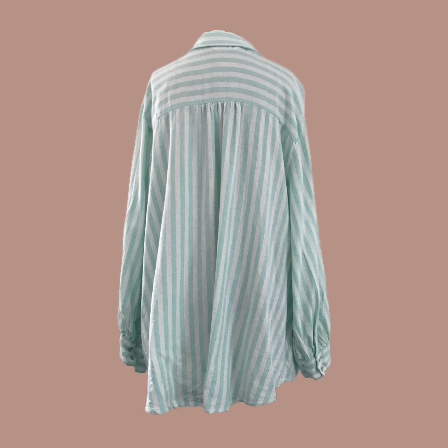 lauren-conrad-blue-white-striped-linen-shirt