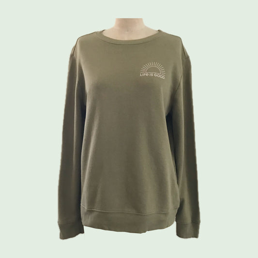 life-is-good-olive-pullover-sweatshirt