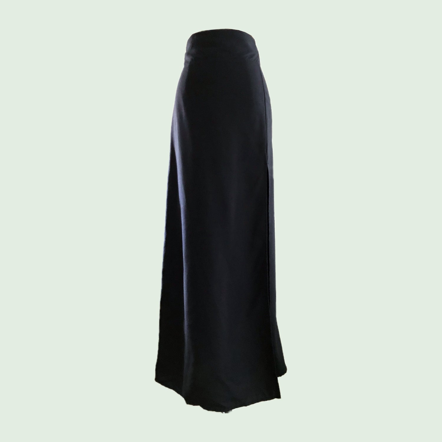 lotus-and-luna-black-maxi-skirt-with-slit
