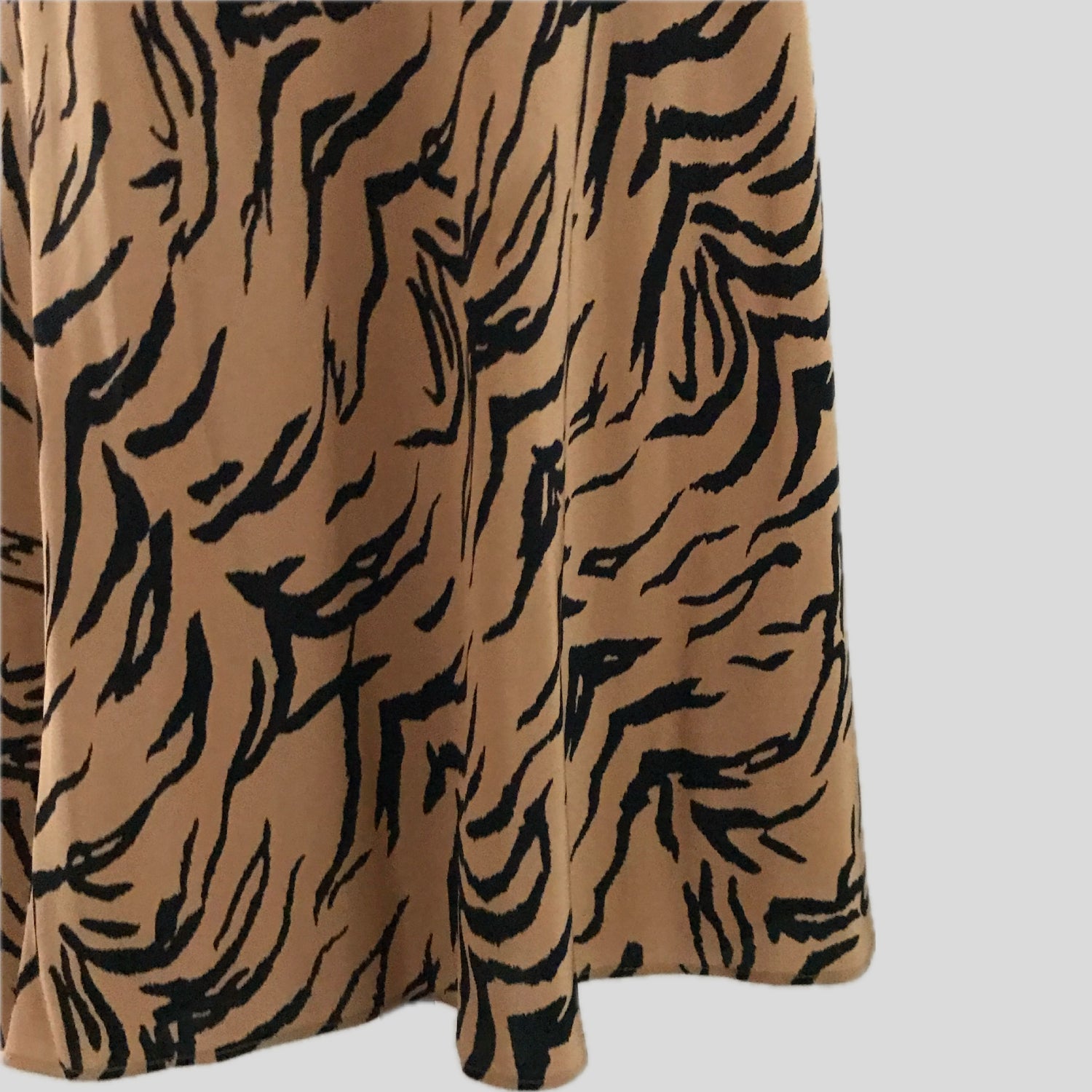 madewell-tan-silk-animal-print-midi-skirt