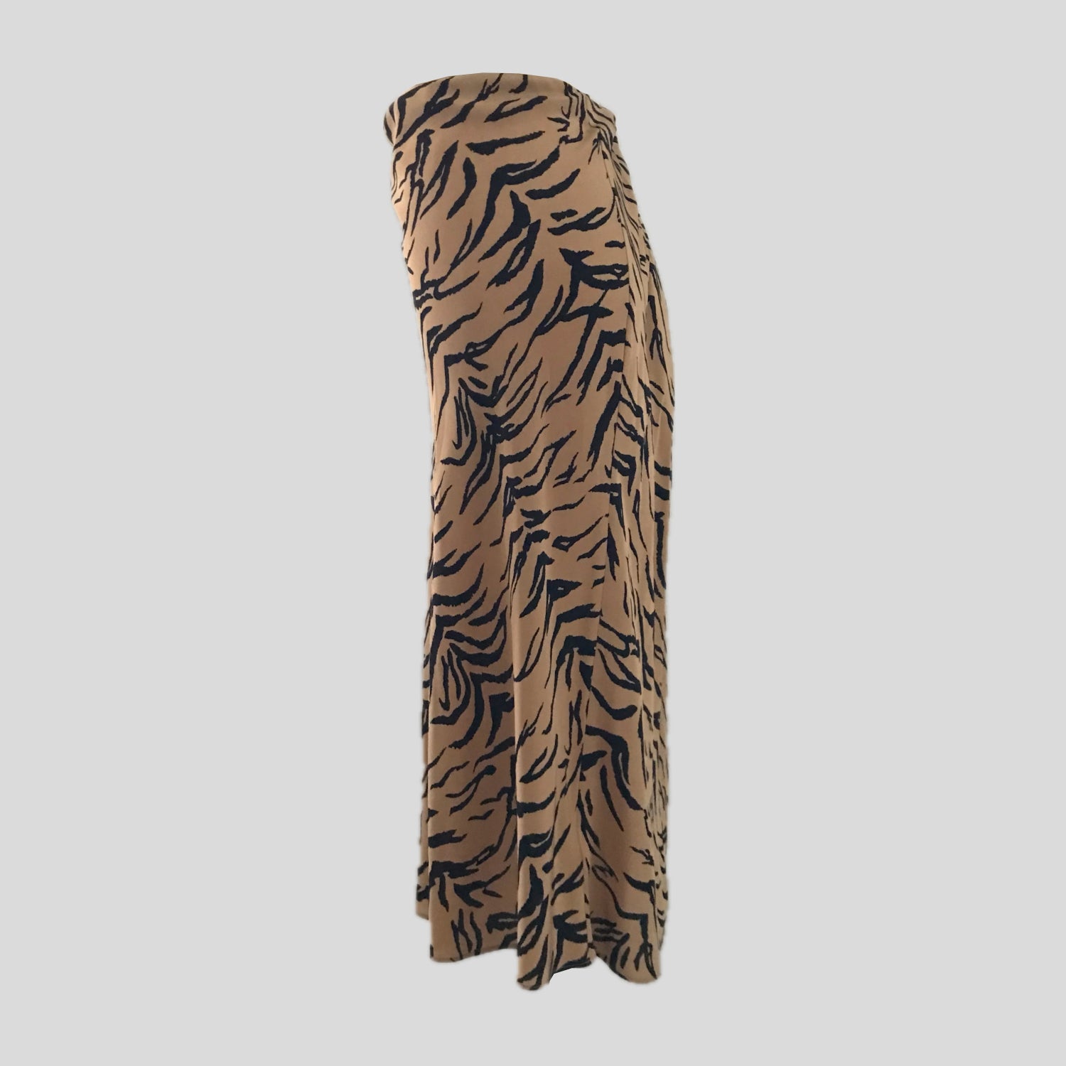 madewell-tan-silk-animal-print-midi-skirt