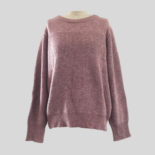 Modern Citizen Pink Knit Long Sleeve Cozy Soft Pullover Sweater