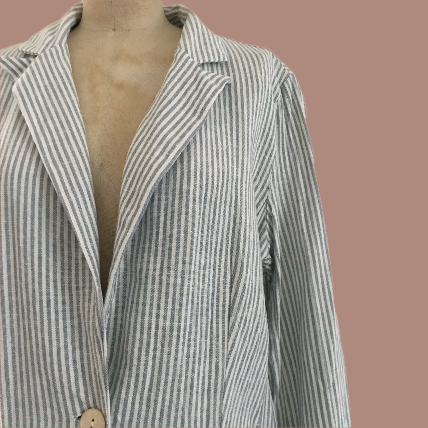 sage-the-label-linen-blue-white-striped-blazer