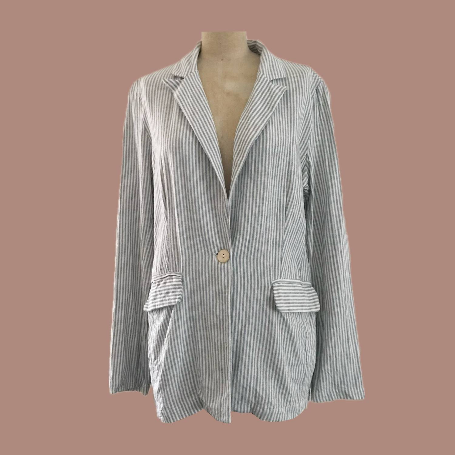 sage-the-label-linen-blue-white-striped-blazer