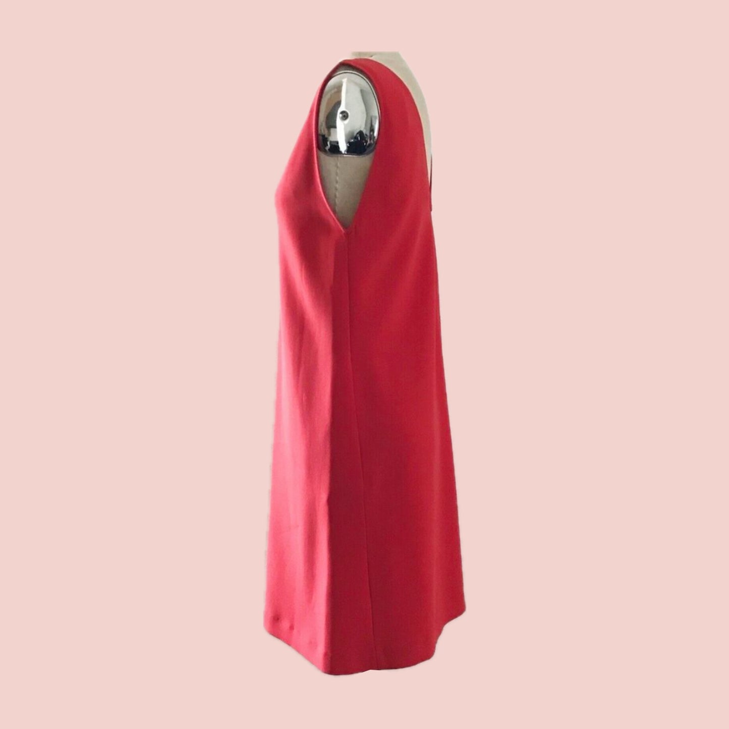theory-prelovely-orange-retro-60s-mod-sleeveless-mini-dress