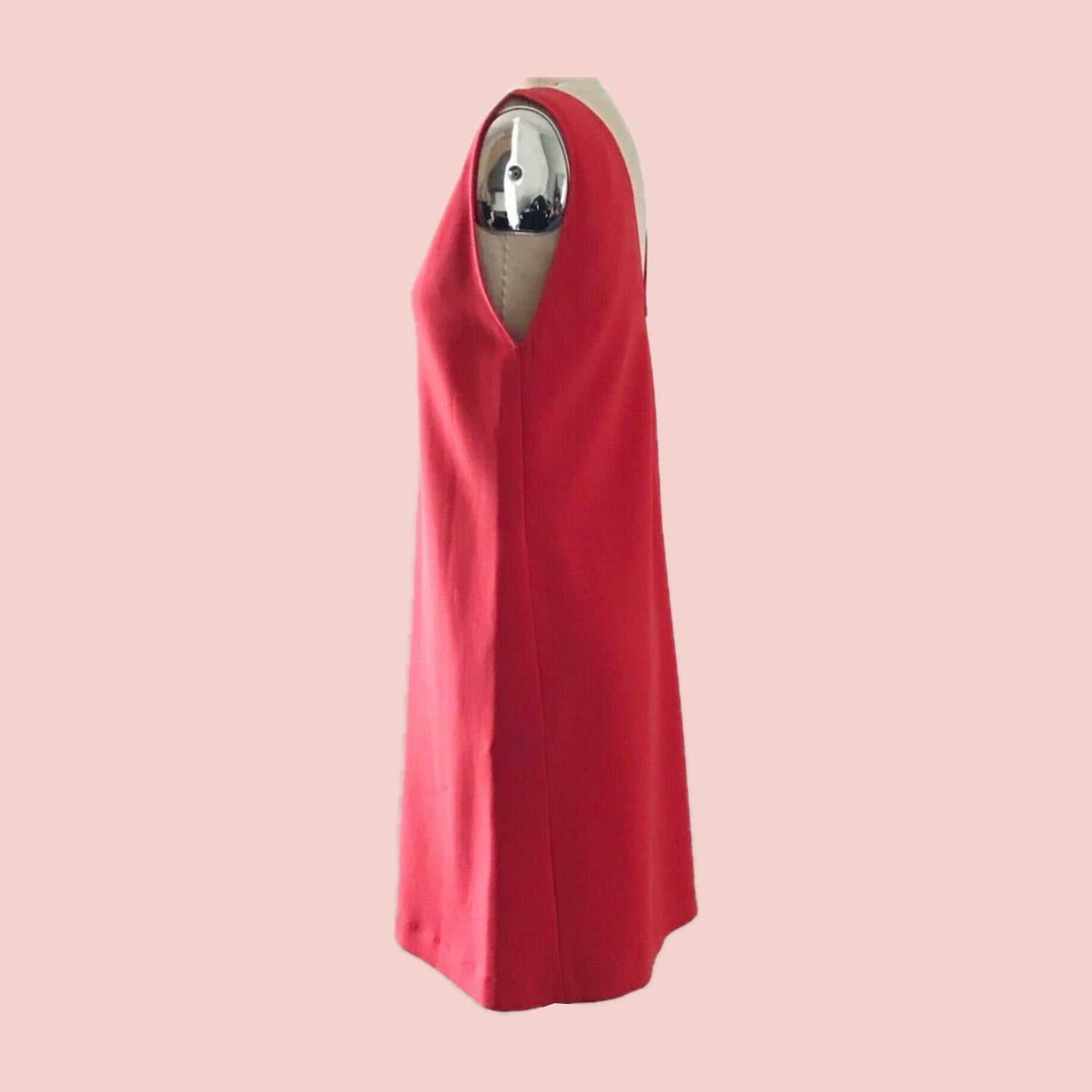 theory-prelovely-orange-retro-60s-mod-sleeveless-mini-dress